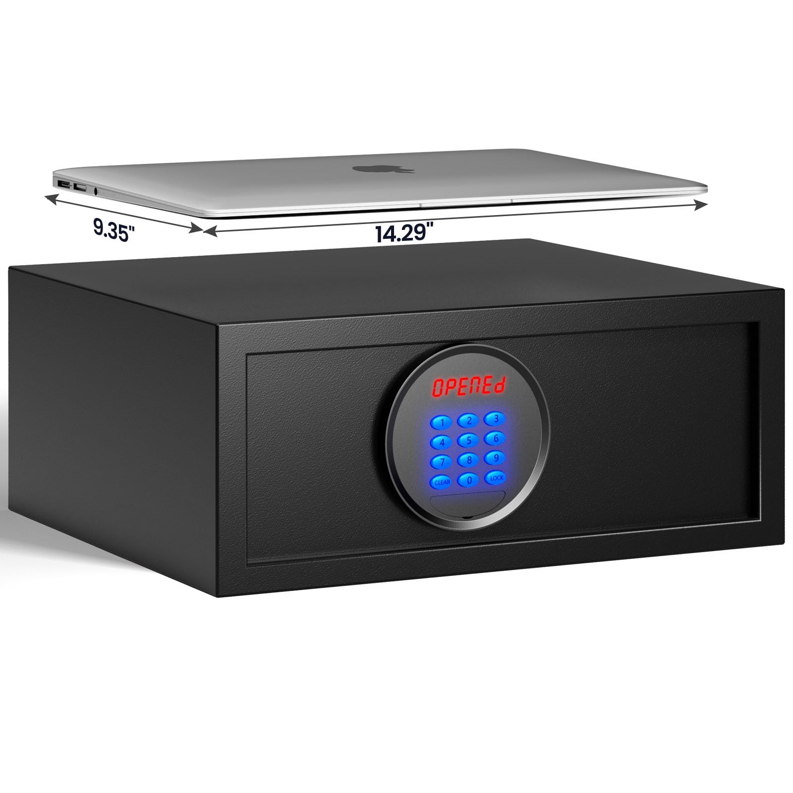 KornerBatl 19.4 lb Hotel Safe Box with Administrator's Password